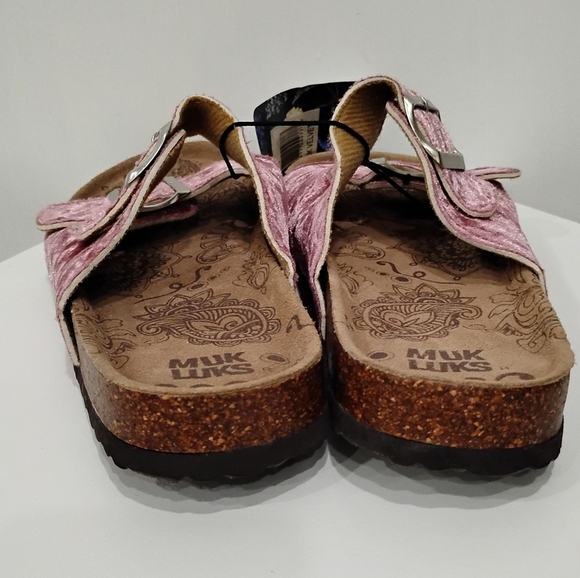 PINK VELVET MUK LUKS NWT - Picture 2 of 6